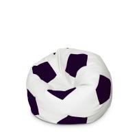 Кресло-мяч детский Экокожа Черно белый (50х50х50 см) Папа Пуф купить в магазине папа Пуф у производителя