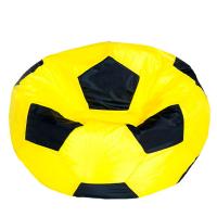 Чехол для кресла мяча Желто черный Оксфорд размер XL Папа Пуф
