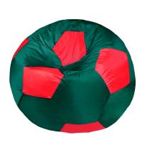 Чехол для кресла мяча Зелено красный Оксфорд размер L Папа Пуф
