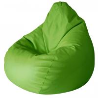Чехол для кресла мешка Зеленый Экокожа размер XL Папа Пуф