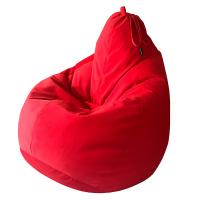 Чехол для кресла мешка Красный Велюр размер XXL Папа Пуф