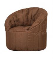 Бескаркасное кресло Club Chair Chocolate (коричневый) заказать у производителя Папа Пуф недорого