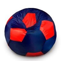 Кресло мяч Оксфорд Сине красный XL (90х90х90 см) Папа Пуф