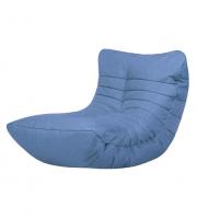 Бескаркасное кресло Cocoon Chair Blue (синий) заказать у производителя Папа Пуф недорого