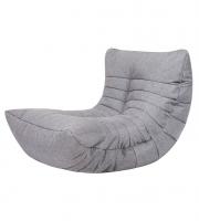 Бескаркасное кресло Cocoon Chair Grey (серый) заказать у производителя Папа Пуф недорого