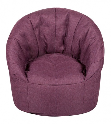 Бескаркасное кресло Club Chair Purple (фиолетовый) купить у производителя Папа Пуф недорого