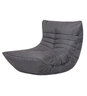 Бескаркасное кресло Cocoon Chair Graphite (темно-серый) купить у производителя Папа Пуф недорого