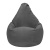 Кресло мешок Велюр Серый (размер XXXL) заказать в интернет магазине Папа Пуф с доставкой недорого