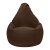 Кресло мешок Велюр Коричневый (размер XXL) заказать в интернет магазине Папа Пуф с доставкой недорого