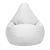 Кресло мешок Экокожа Белый  XL (размер 85х85х125 см) Папа Пуф заказать в интернет магазине Папа Пуф с доставкой
