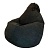 Кресло мешок Велюр Черный (размер XL) заказать в интернет магазине Папа Пуф с доставкой недорого