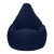 Кресло мешок Велюр Синий (размер L) заказать в интернет магазине Папа Пуф с доставкой недорого